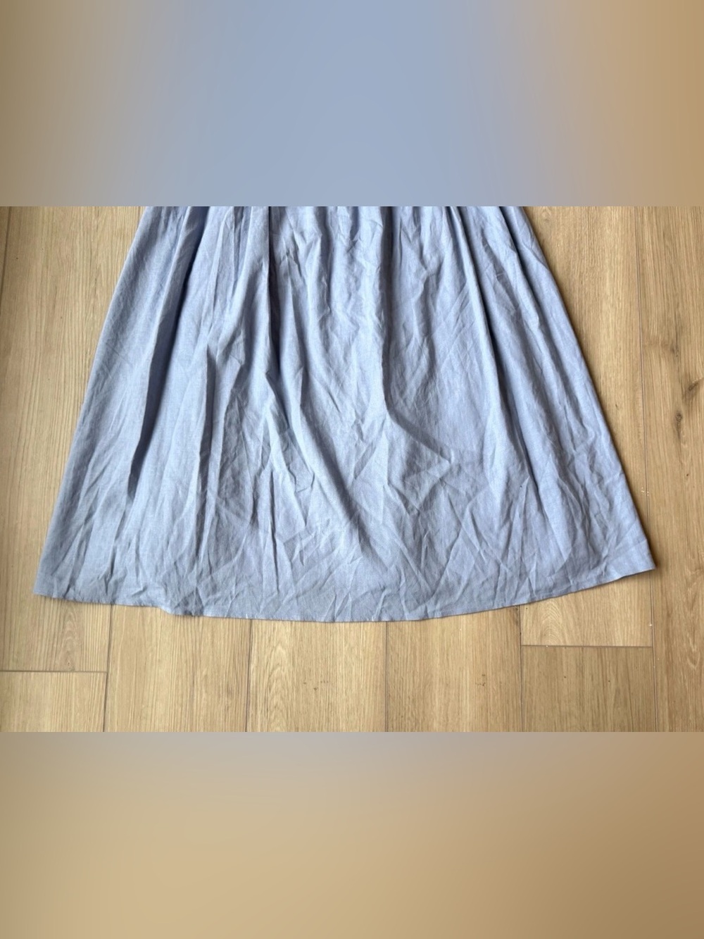Sophie Rue Finn Dress XS
French Blue Tie Front Midi Smocked Back EUC Coastal EUC - Picture 7 of 14